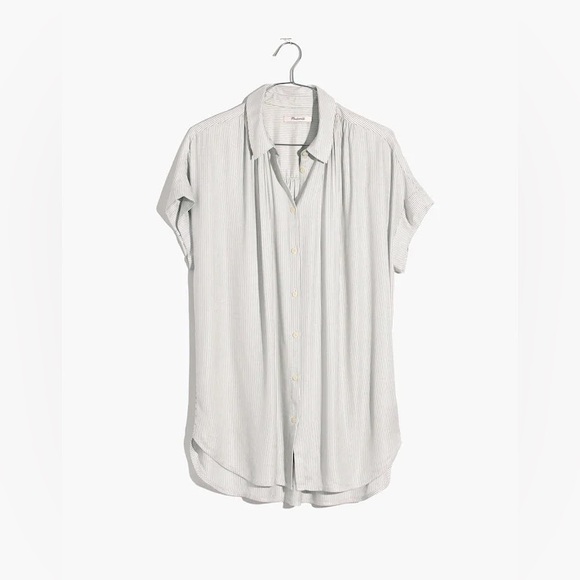 Madewell Central Shirt in Luis Stripe size medium - Picture 1 of 5